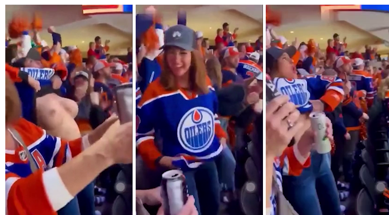 Kait Flynn Nude Topless in Public Video