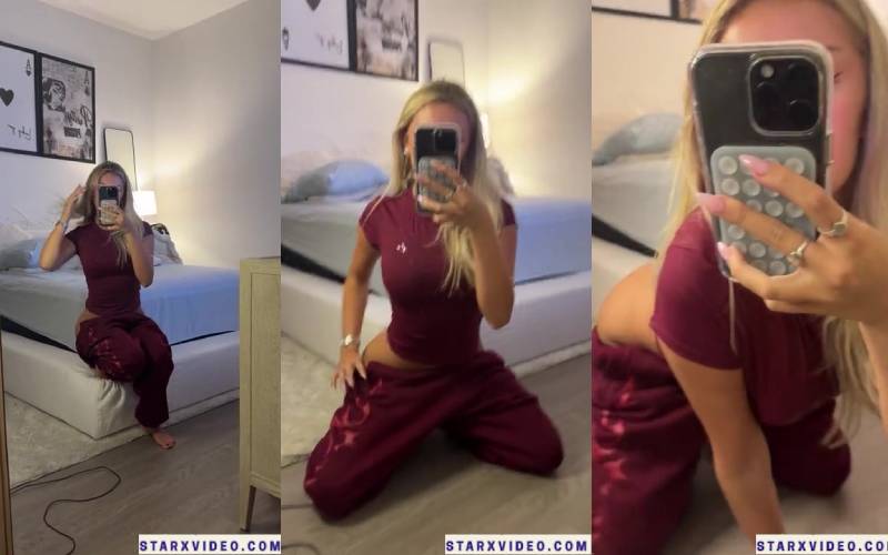 Breckie Hill Mirror Tease Leaked Onlyfans Video