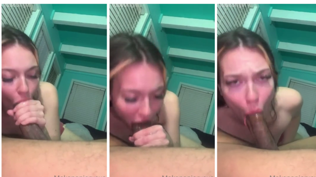 Makenapierxoxo – Redbone Babe POV Sloppy Deepthroat Blowjob