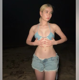 Lil Tay Nude Blue Bikini Hot Video Onlyfans !!!