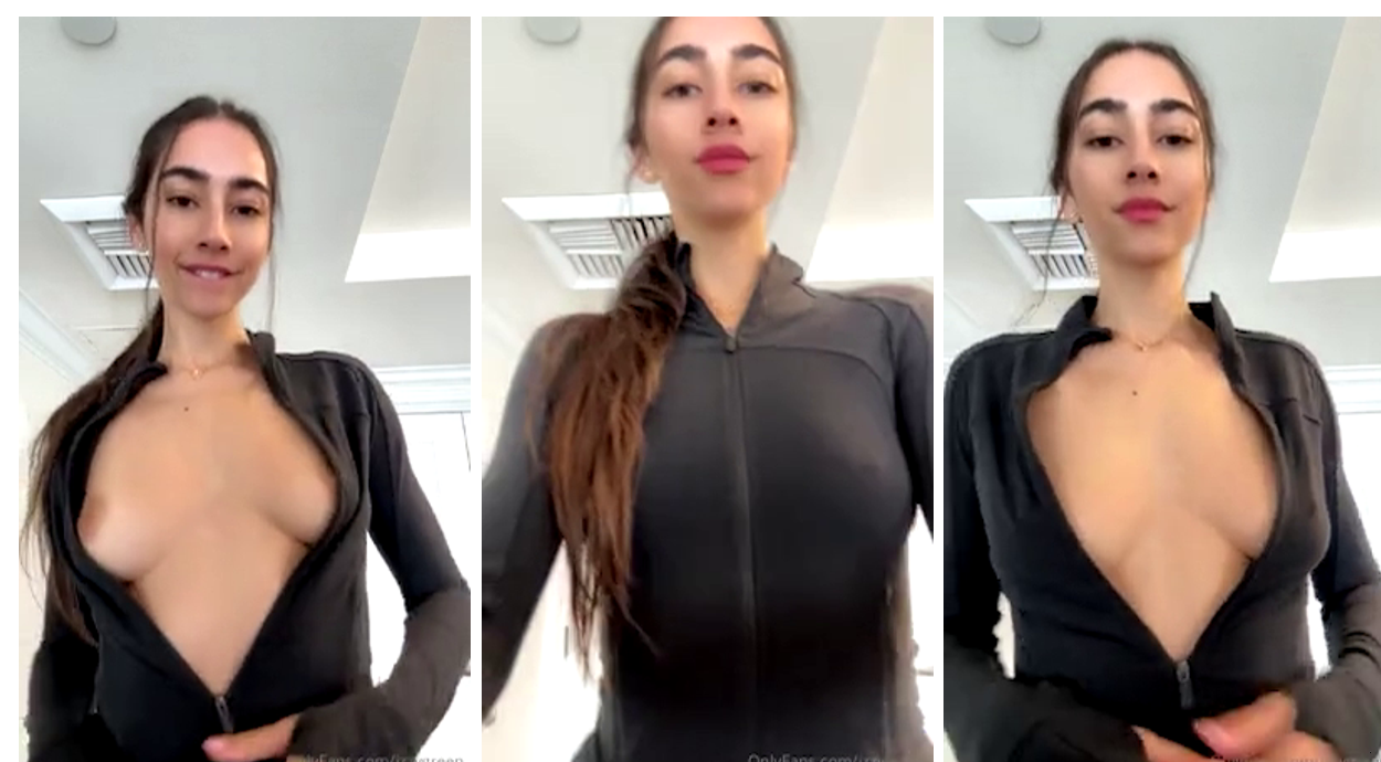 Izzy Green Nude GYM Onlyfans Video