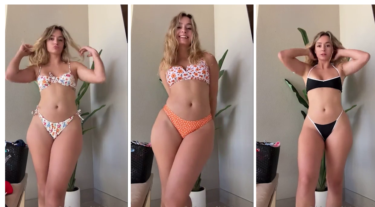 Kirstentoosweet Nude Bikini Try On Video